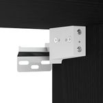 Casa si Gradina - Mobilier - Mobilier baie - Corpuri baie - Dulap cu oglinda pentru baie stejar negru lemn prelucrat - Infinity.ro