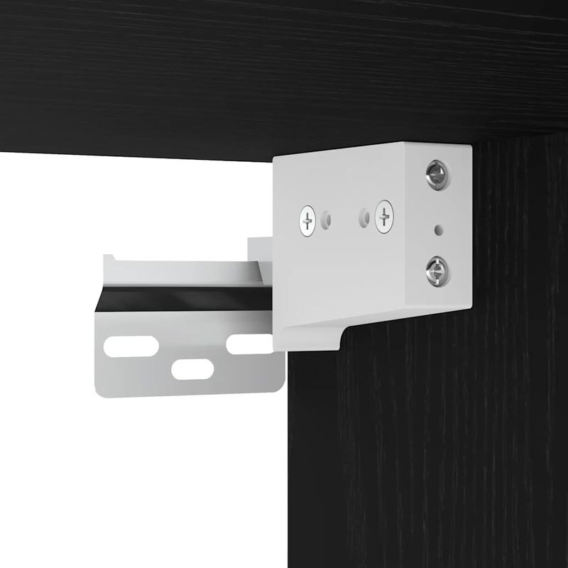 Casa si Gradina - Mobilier - Mobilier baie - Corpuri baie - Dulap cu oglinda pentru baie stejar negru lemn prelucrat - Infinity.ro