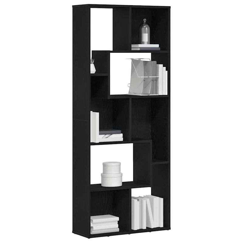 Casa si Gradina - Mobilier - Biblioteci si rafturi - Biblioteci - Biblioteca, stejar negru, 67x24x161 cm, lemn prelucrat - Infinity.ro