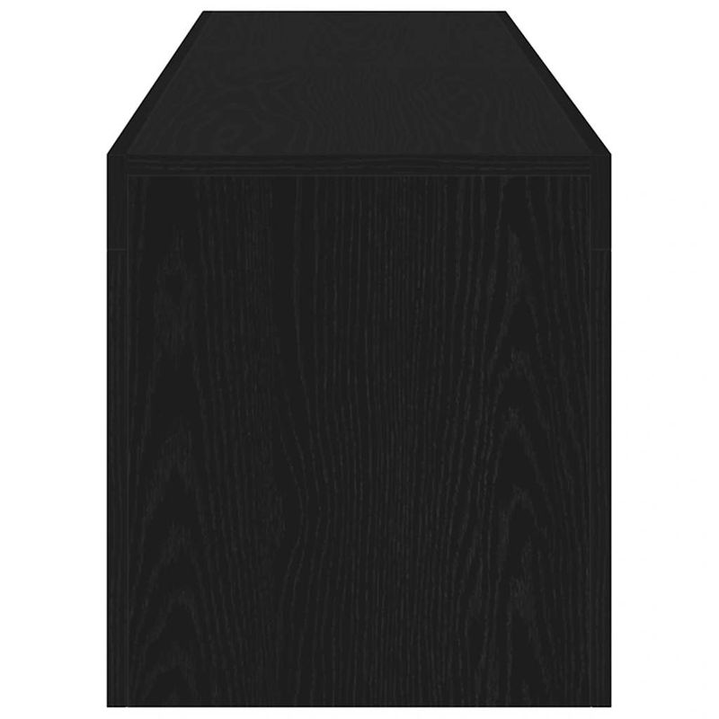 Casa si Gradina - Mobilier - Comode si corpuri - Comode - Dulap TV cu LED stejar negru 140x36,5x40 cm lemn prelucrat - Infinity.ro