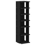 Casa si Gradina - Mobilier - Organizare si depozitare - Organizator incaltaminte - Dulap pantofi, stejar negru, 25x27x102 cm, lemn prelucrat - Infinity.ro