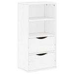 Casa si Gradina - Mobilier - Comode si corpuri - Comode - Unitati TV 5 piese cu depozitare ODDA din lemn masiv de pin alb, model 5 rafturi 5 sertare - Infinity.ro