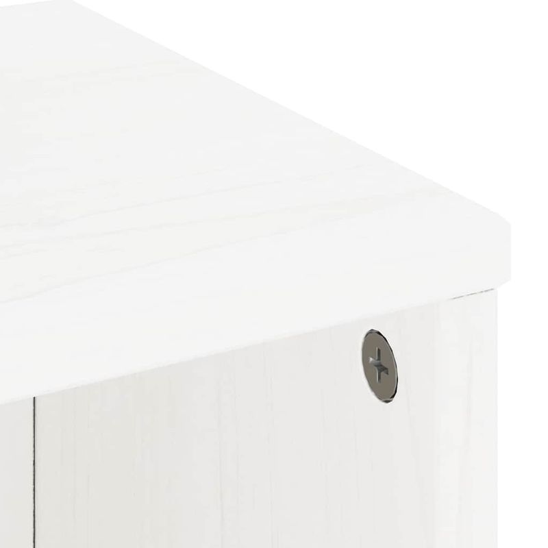 Casa si Gradina - Mobilier - Comode si corpuri - Comode - Unitati TV 5 piese cu depozitare ODDA din lemn masiv de pin alb, model 5 rafturi 5 sertare - Infinity.ro