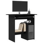 Casa si Gradina - Mobilier - Mese si birouri - Birouri - Birou Stejar negru 80x45x74 cm Lemn prelucrat - Infinity.ro
