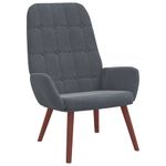 Casa si Gradina - Mobilier - Scaune si fotolii - Fotolii - Fotoliu de relaxare, gri inchis, catifea - Infinity.ro