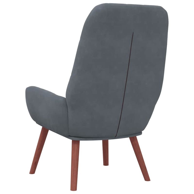 Casa si Gradina - Mobilier - Scaune si fotolii - Fotolii - Fotoliu de relaxare, gri inchis, catifea - Infinity.ro