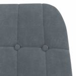 Casa si Gradina - Mobilier - Scaune si fotolii - Fotolii - Fotoliu de relaxare, gri inchis, catifea - Infinity.ro