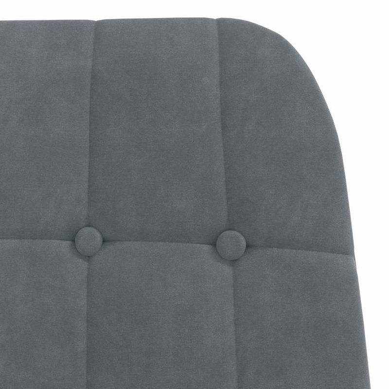 Casa si Gradina - Mobilier - Scaune si fotolii - Fotolii - Fotoliu de relaxare, gri inchis, catifea - Infinity.ro