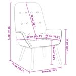 Casa si Gradina - Mobilier - Scaune si fotolii - Fotolii - Fotoliu de relaxare, gri inchis, catifea - Infinity.ro