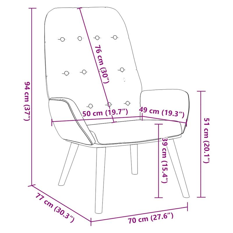 Casa si Gradina - Mobilier - Scaune si fotolii - Fotolii - Fotoliu de relaxare, gri inchis, catifea - Infinity.ro