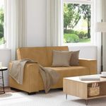 Casa si Gradina - Mobilier - Canapele si coltare - Canapele - Canapea cu 2 locuri, maro, 120 cm, catifea - Infinity.ro