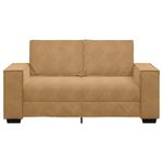 Casa si Gradina - Mobilier - Canapele si coltare - Canapele - Canapea cu 2 locuri, maro, 120 cm, catifea - Infinity.ro