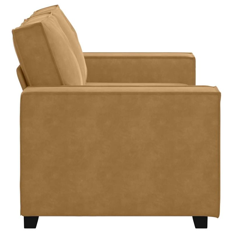 Casa si Gradina - Mobilier - Canapele si coltare - Canapele - Canapea cu 2 locuri, maro, 120 cm, catifea - Infinity.ro