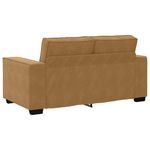 Casa si Gradina - Mobilier - Canapele si coltare - Canapele - Canapea cu 2 locuri, maro, 120 cm, catifea - Infinity.ro