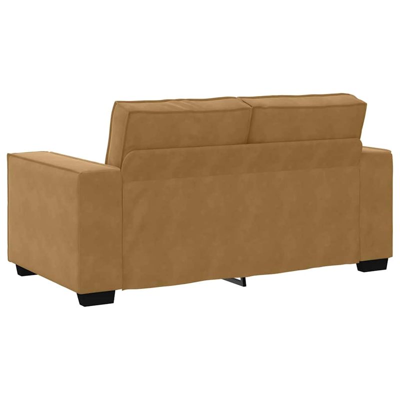 Casa si Gradina - Mobilier - Canapele si coltare - Canapele - Canapea cu 2 locuri, maro, 120 cm, catifea - Infinity.ro