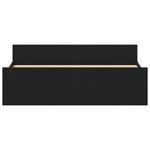 Casa si Gradina - Mobilier - Paturi si accesorii - Paturi - Cadru pat fara saltea, stejar negru, 150x200 cm, lemn prelucrat - Infinity.ro