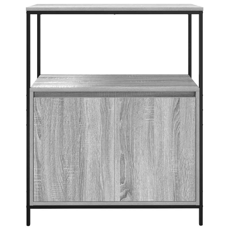 Casa si Gradina - Mobilier - Mobilier baie - Corpuri baie - Dulap de baie cu rafturi Gri Sonoma 76,5x35x95 cm - Infinity.ro