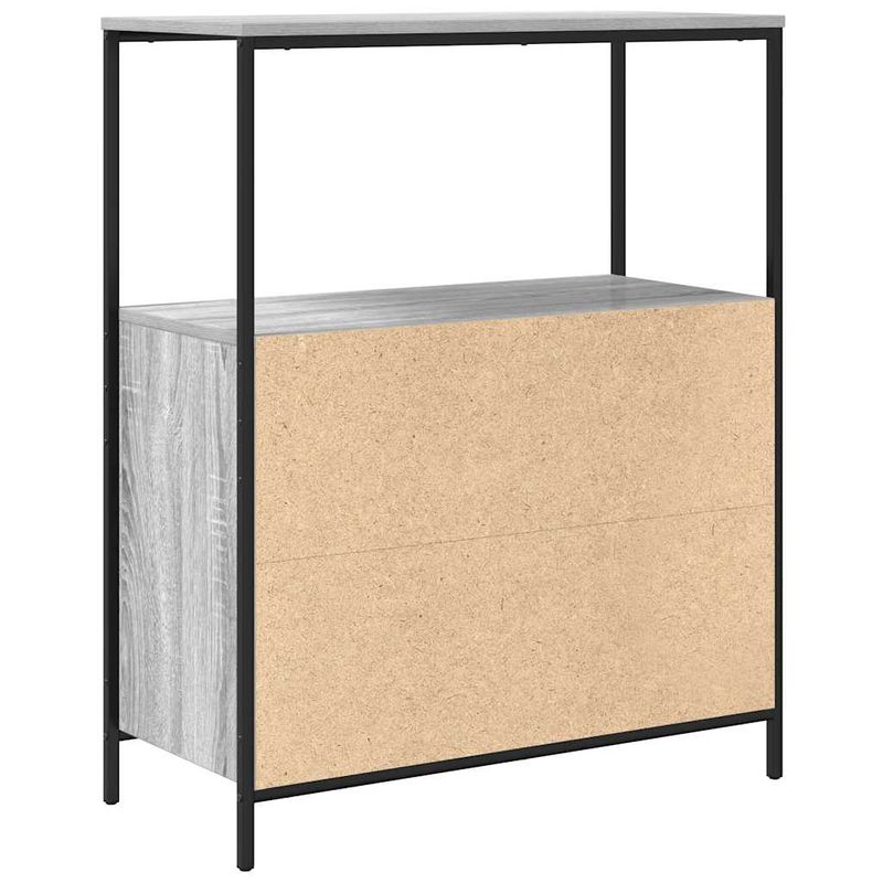 Casa si Gradina - Mobilier - Mobilier baie - Corpuri baie - Dulap de baie cu rafturi Gri Sonoma 76,5x35x95 cm - Infinity.ro