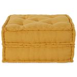 Casa si Gradina - Gradina si terasa - Mobilier exterior - Canapele si fotolii gradina - Puf modular galben 70x70x36 tesatura - Infinity.ro
