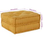 Casa si Gradina - Gradina si terasa - Mobilier exterior - Canapele si fotolii gradina - Puf modular galben 70x70x36 tesatura - Infinity.ro
