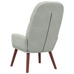 Casa si Gradina - Mobilier - Scaune si fotolii - Fotolii - Fotoliu de relaxare, gri deschis, catifea - Infinity.ro