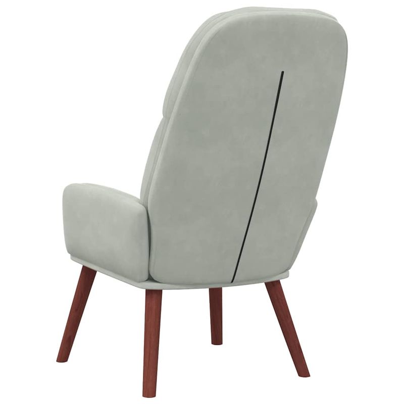 Casa si Gradina - Mobilier - Scaune si fotolii - Fotolii - Fotoliu de relaxare, gri deschis, catifea - Infinity.ro