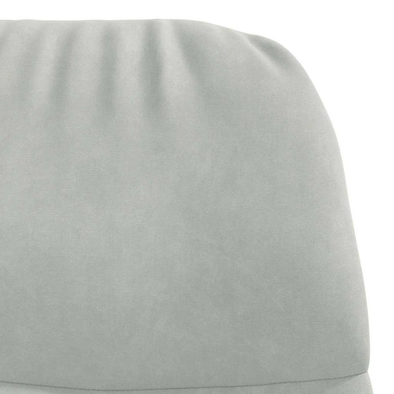 Casa si Gradina - Mobilier - Scaune si fotolii - Fotolii - Fotoliu de relaxare, gri deschis, catifea - Infinity.ro