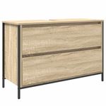 Casa si Gradina - Mobilier - Mobilier baie - Corpuri baie - Dulap pentru baie cu sertare Stejar Sonoma 90x34,5x60 cm - Infinity.ro