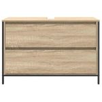 Casa si Gradina - Mobilier - Mobilier baie - Corpuri baie - Dulap pentru baie cu sertare Stejar Sonoma 90x34,5x60 cm - Infinity.ro