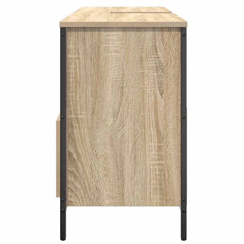 Casa si Gradina - Mobilier - Mobilier baie - Corpuri baie - Dulap pentru baie cu sertare Stejar Sonoma 90x34,5x60 cm - Infinity.ro