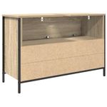 Casa si Gradina - Mobilier - Mobilier baie - Corpuri baie - Dulap pentru baie cu sertare Stejar Sonoma 90x34,5x60 cm - Infinity.ro