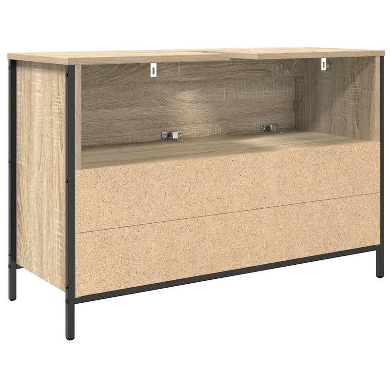 Casa si Gradina - Mobilier - Mobilier baie - Corpuri baie - Dulap pentru baie cu sertare Stejar Sonoma 90x34,5x60 cm - Infinity.ro