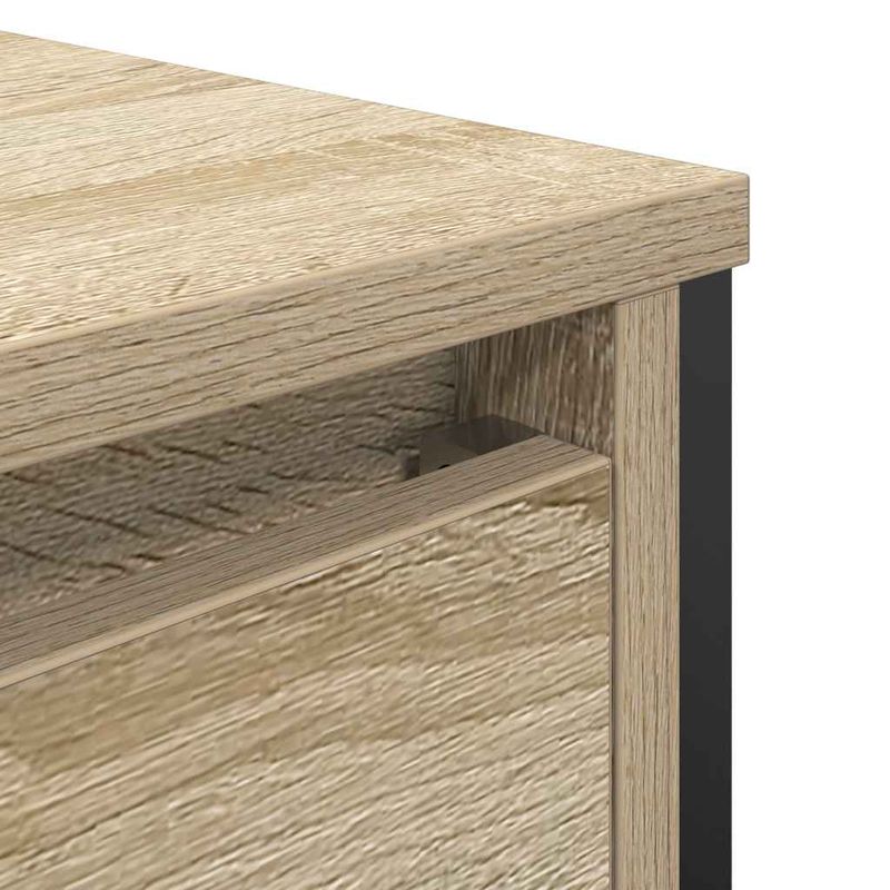 Casa si Gradina - Mobilier - Mobilier baie - Corpuri baie - Dulap pentru baie cu sertare Stejar Sonoma 90x34,5x60 cm - Infinity.ro