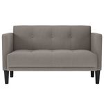 Casa si Gradina - Mobilier - Canapele si coltare - Canapele - Canapea loveseat, taupe, 111 cm, textil - Infinity.ro