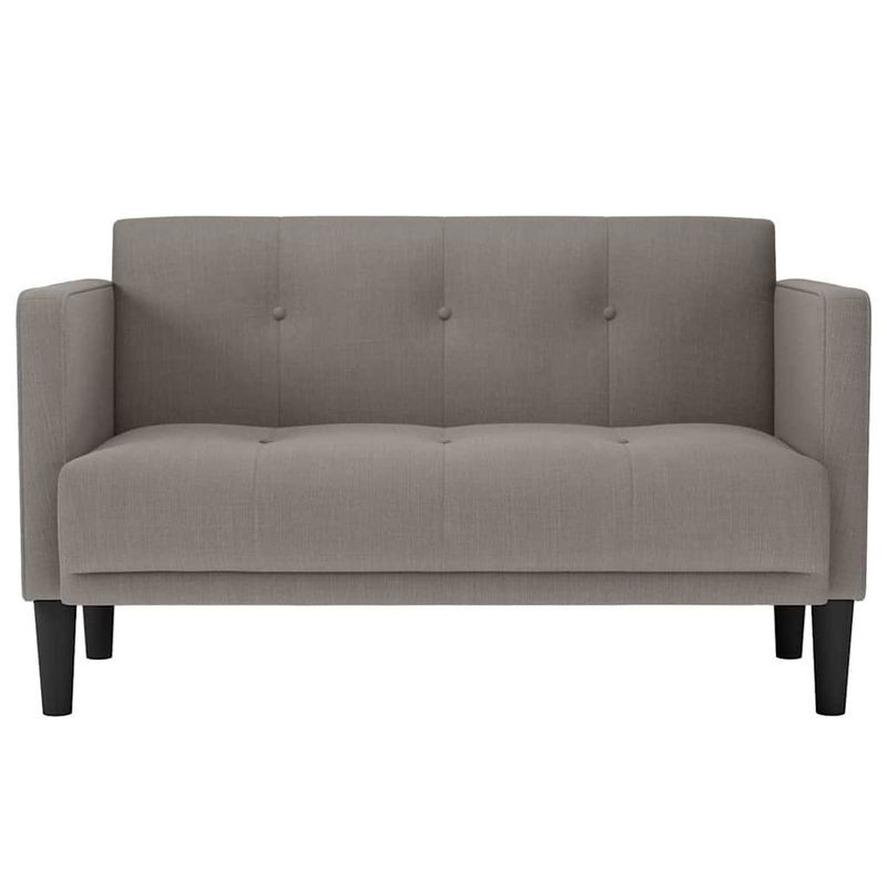Casa si Gradina - Mobilier - Canapele si coltare - Canapele - Canapea loveseat, taupe, 111 cm, textil - Infinity.ro