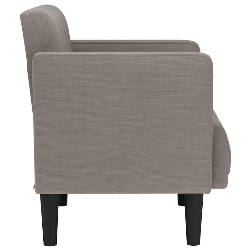 Casa si Gradina - Mobilier - Canapele si coltare - Canapele - Canapea loveseat, taupe, 111 cm, textil - Infinity.ro
