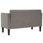 Casa si Gradina - Mobilier - Canapele si coltare - Canapele - Canapea loveseat, taupe, 111 cm, textil - Infinity.ro