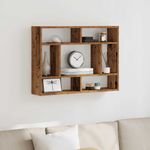 Casa si Gradina - Mobilier - Biblioteci si rafturi - Rafturi - Raft de perete, lemn vechi, 75x16x55 cm, lemn prelucrat - Infinity.ro