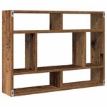 Casa si Gradina - Mobilier - Biblioteci si rafturi - Rafturi - Raft de perete, lemn vechi, 75x16x55 cm, lemn prelucrat - Infinity.ro