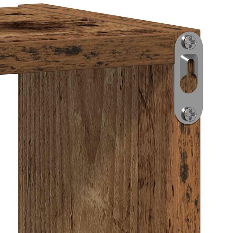 Casa si Gradina - Mobilier - Biblioteci si rafturi - Rafturi - Raft de perete, lemn vechi, 75x16x55 cm, lemn prelucrat - Infinity.ro