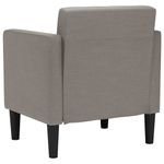 Casa si Gradina - Mobilier - Scaune si fotolii - Fotolii - Fotoliu cu cotiere, gri taupe, 53 cm, textil - Infinity.ro