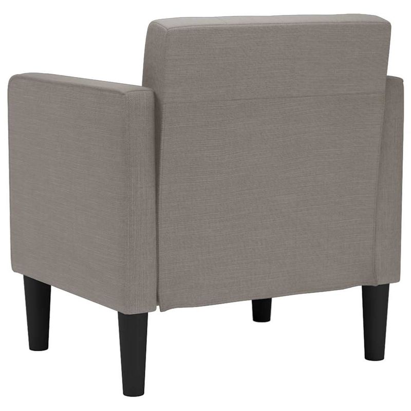 Casa si Gradina - Mobilier - Scaune si fotolii - Fotolii - Fotoliu cu cotiere, gri taupe, 53 cm, textil - Infinity.ro