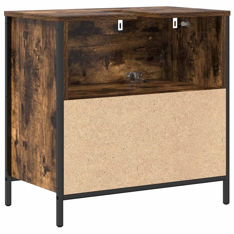 Casa si Gradina - Mobilier - Mobilier baie - Corpuri baie - Dulap pentru baie cu sertare stejar afumat 60x34,5x60 cm - Infinity.ro