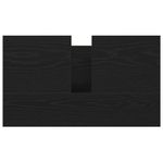 Casa si Gradina - Mobilier - Mobilier baie - Corpuri baie - Dulap pentru lavoar baie negru 60x34,5x60 cm - Infinity.ro