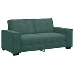 Casa si Gradina - Mobilier - Canapele si coltare - Canapele - Canapea cu 2 locuri, verde inchis, 140 cm, catifea - Infinity.ro