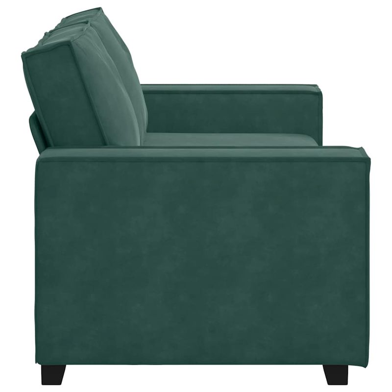 Casa si Gradina - Mobilier - Canapele si coltare - Canapele - Canapea cu 2 locuri, verde inchis, 140 cm, catifea - Infinity.ro