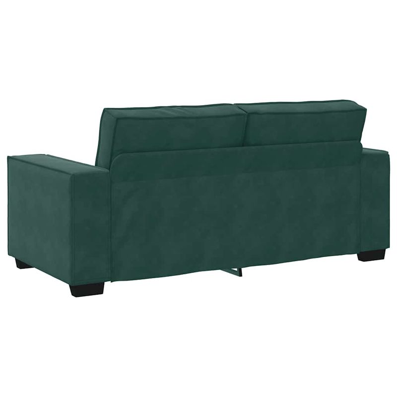 Casa si Gradina - Mobilier - Canapele si coltare - Canapele - Canapea cu 2 locuri, verde inchis, 140 cm, catifea - Infinity.ro