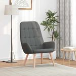 Casa si Gradina - Mobilier - Scaune si fotolii - Fotolii - Fotoliu de relaxare, gri inchis, material textil - Infinity.ro