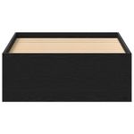 Casa si Gradina - Mobilier - Paturi si accesorii - Paturi - Cadru de pat fara saltea Stejar negru 90x200 cm Lemn prelucrat - Infinity.ro