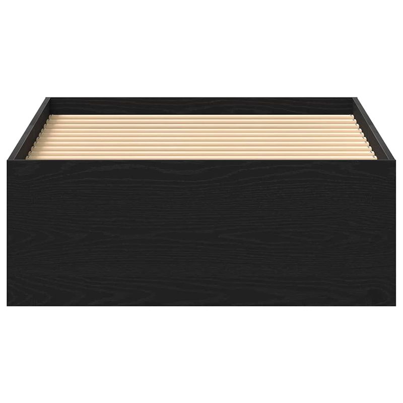 Casa si Gradina - Mobilier - Paturi si accesorii - Paturi - Cadru de pat fara saltea Stejar negru 90x200 cm Lemn prelucrat - Infinity.ro